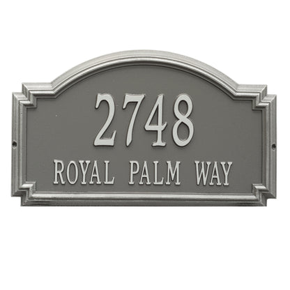 Whitehall Products Williamsburg Estate Wall Plaque Two Line 