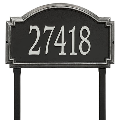 Whitehall Products Williamsburg Estate Lawn Plaque One Line Oil Rubbed Bronze