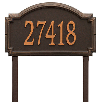 Whitehall Products Williamsburg Estate Lawn Plaque One Line 