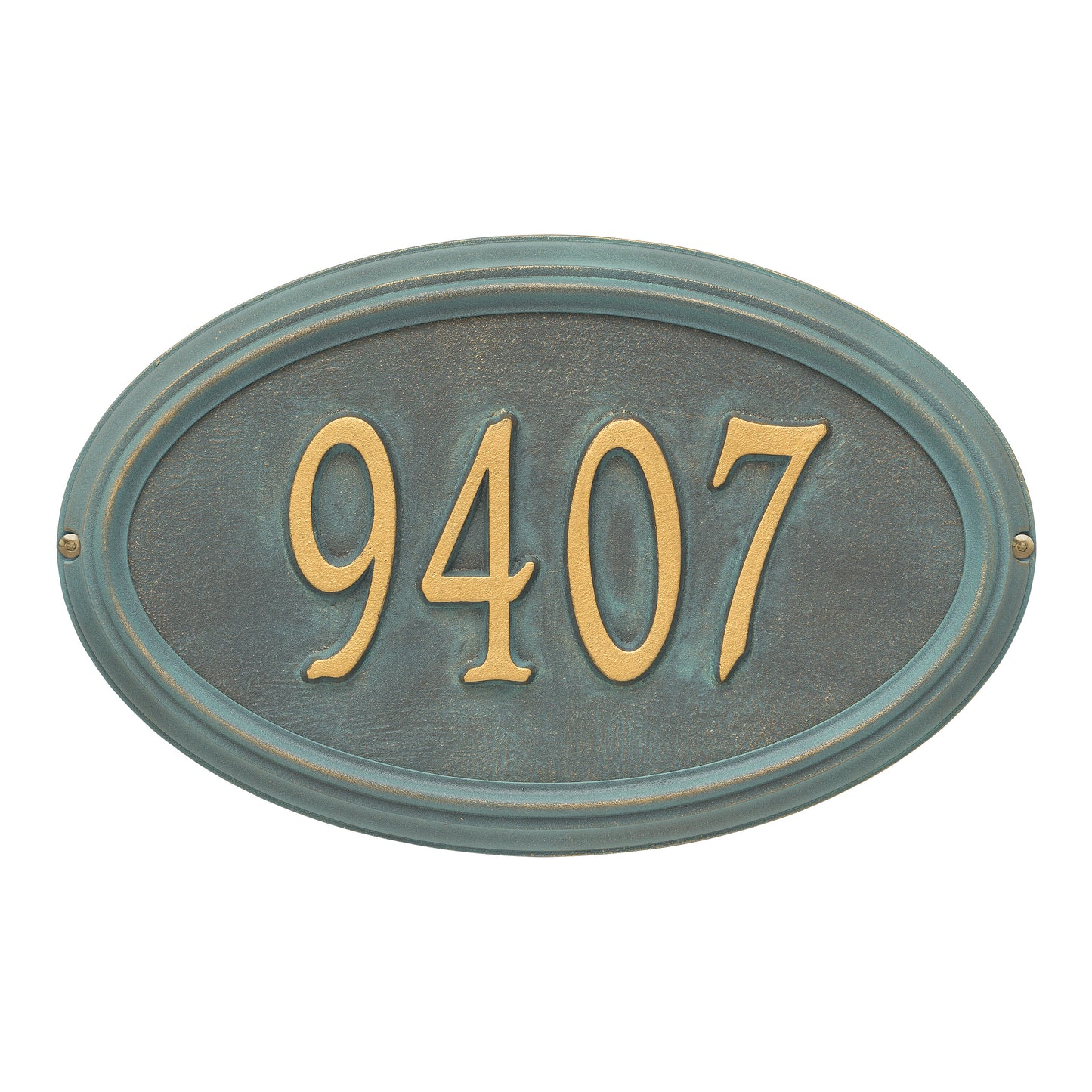 Whitehall Products Personalized Concord Oval Standard Wall Plaque One Line Oil Rubbed Bronze