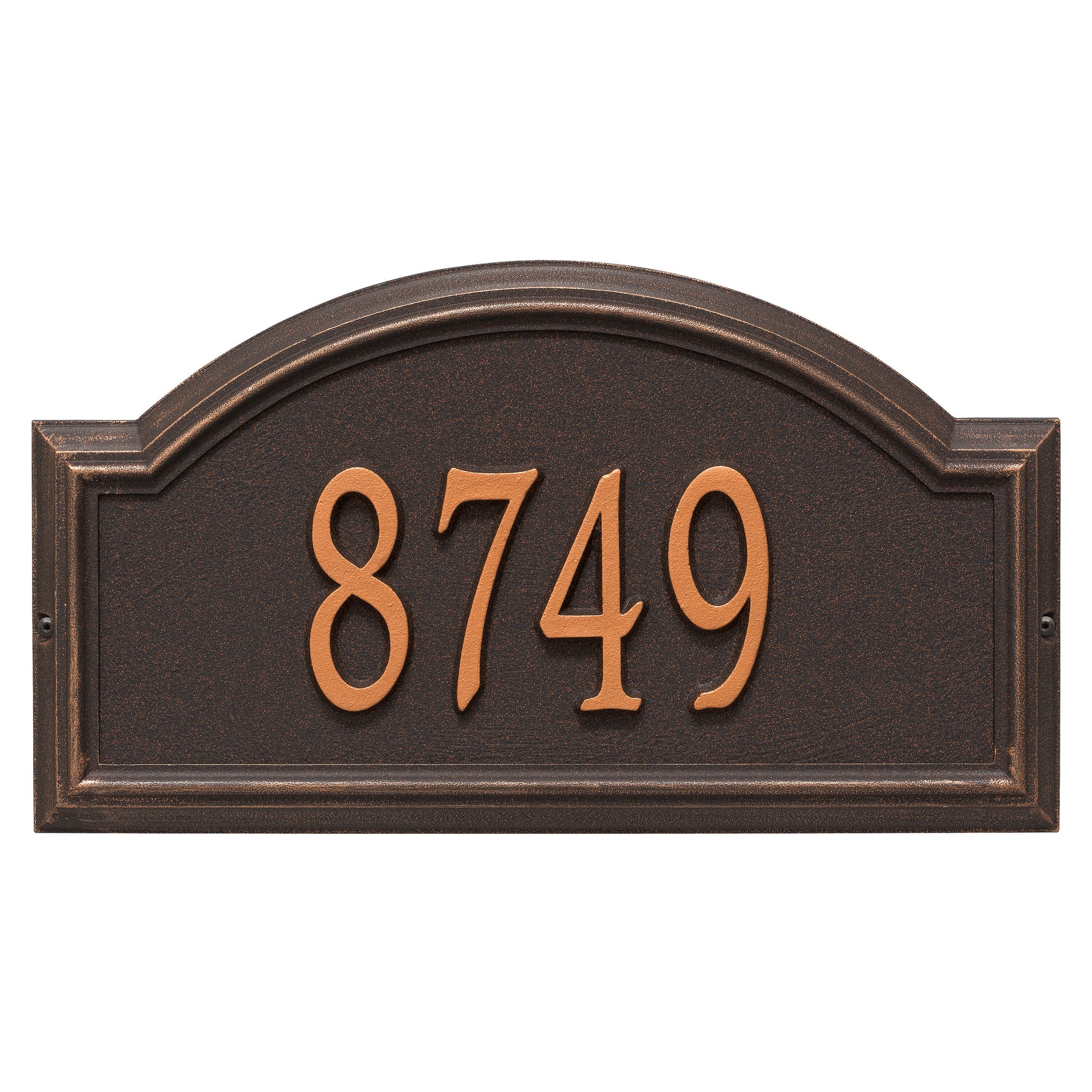 Whitehall Products Providence Arch Standard Wall Plaque One Line 