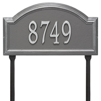 Whitehall Products Providence Arch Standard Lawn Plaque One Line 