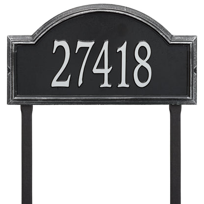 Whitehall Products Providence Arch Estate Lawn Plaque One Line Oil Rubbed Bronze