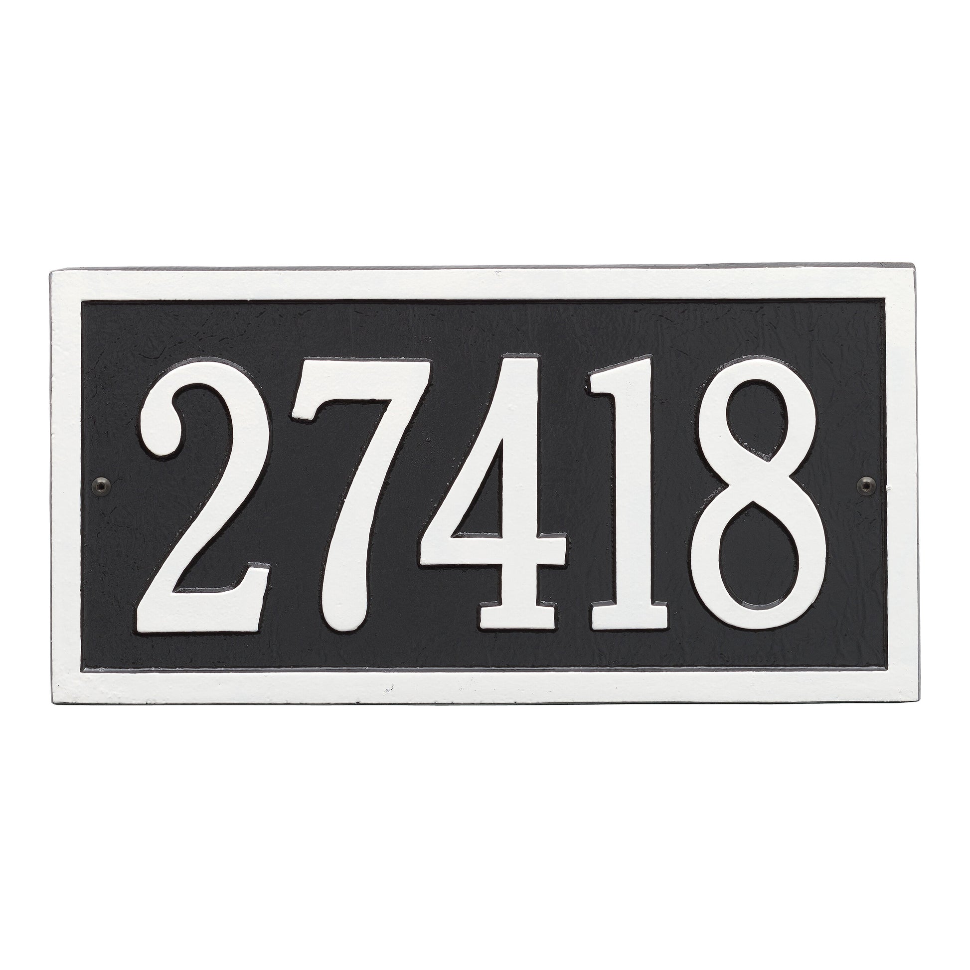 Whitehall Products Bismark Standard Wall Plaque One Line Green/gold