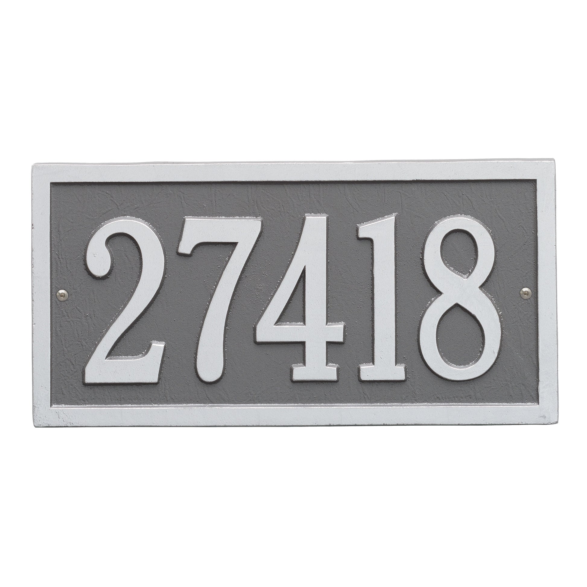 Whitehall Products Bismark Standard Wall Plaque One Line Bronze/gold