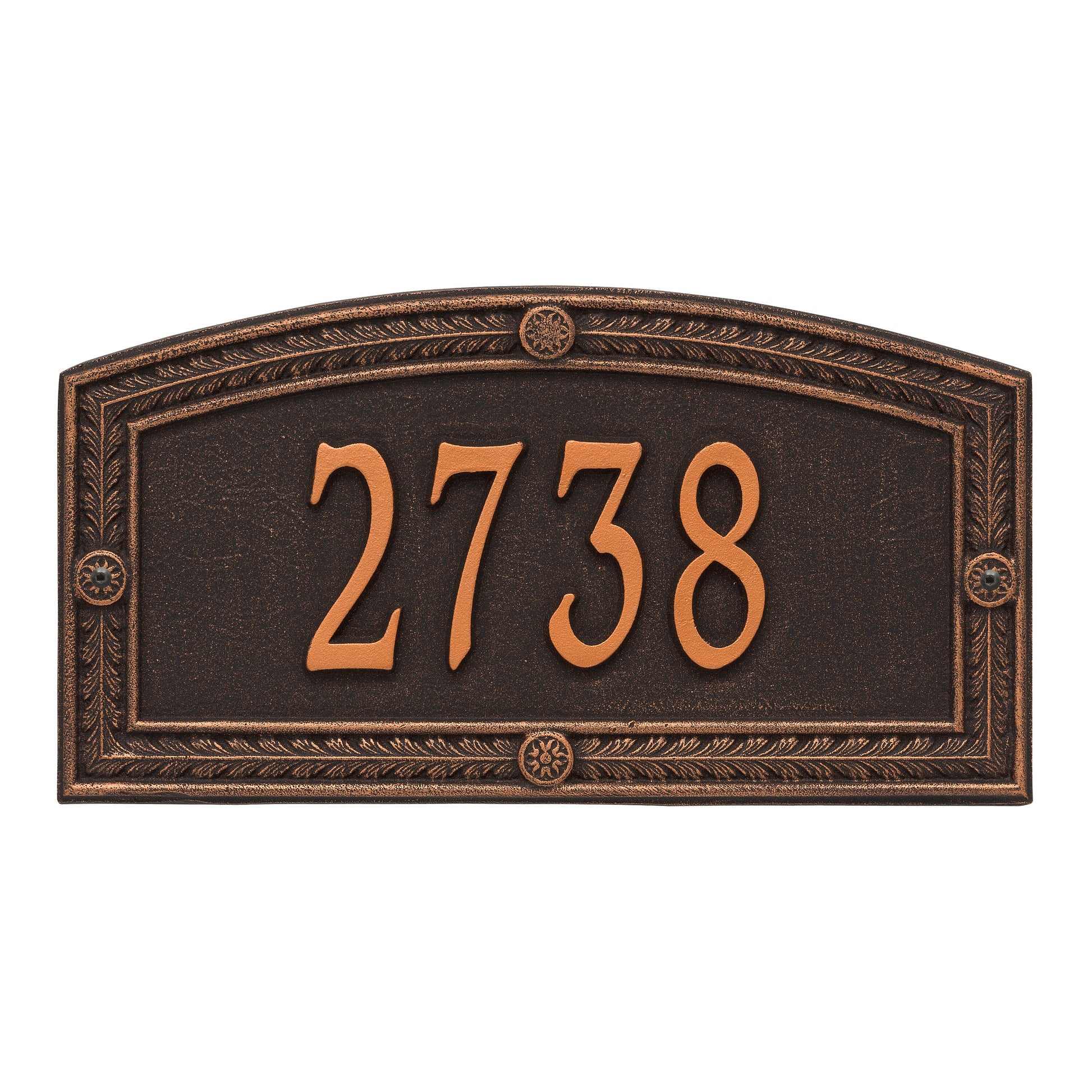 Whitehall Products Personalized Hamilton Standard Wall Plaque One Line Bronze/gold