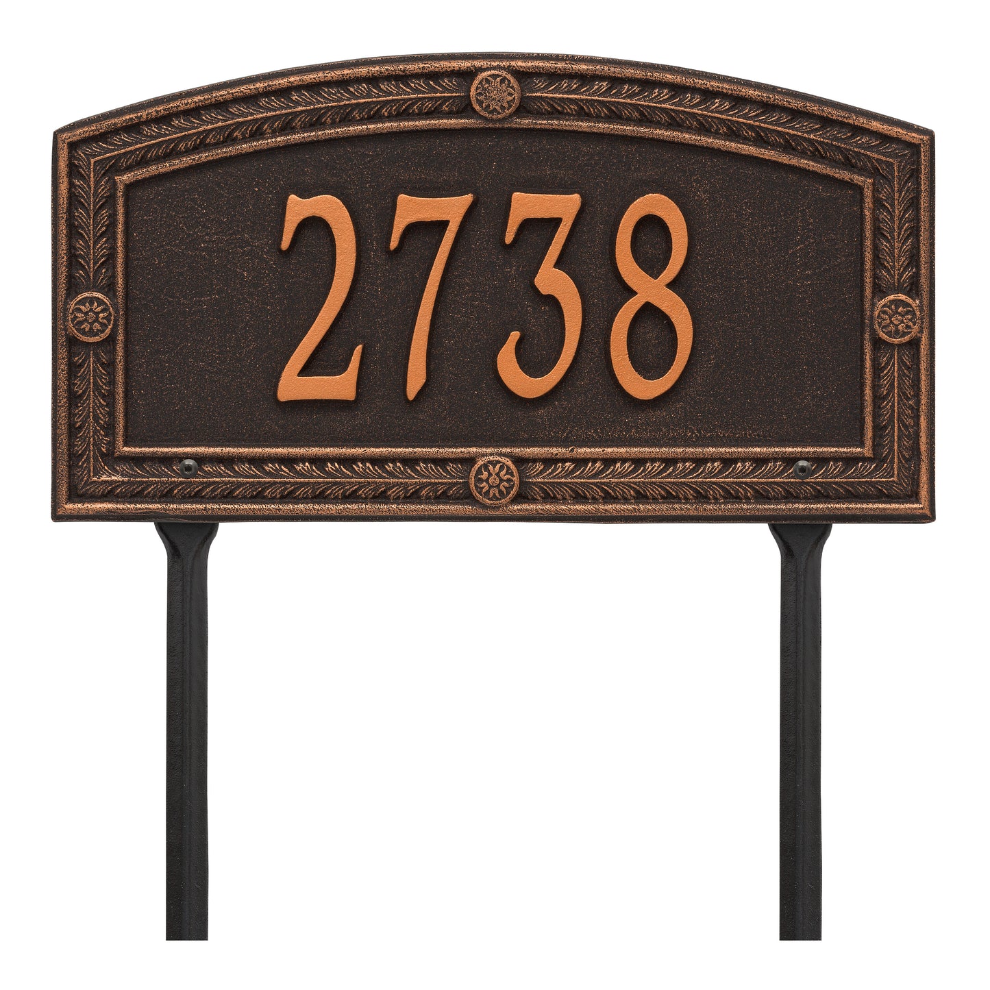 Whitehall Products Personalized Hamilton Standard Lawn Plaque One Line Bronze/gold