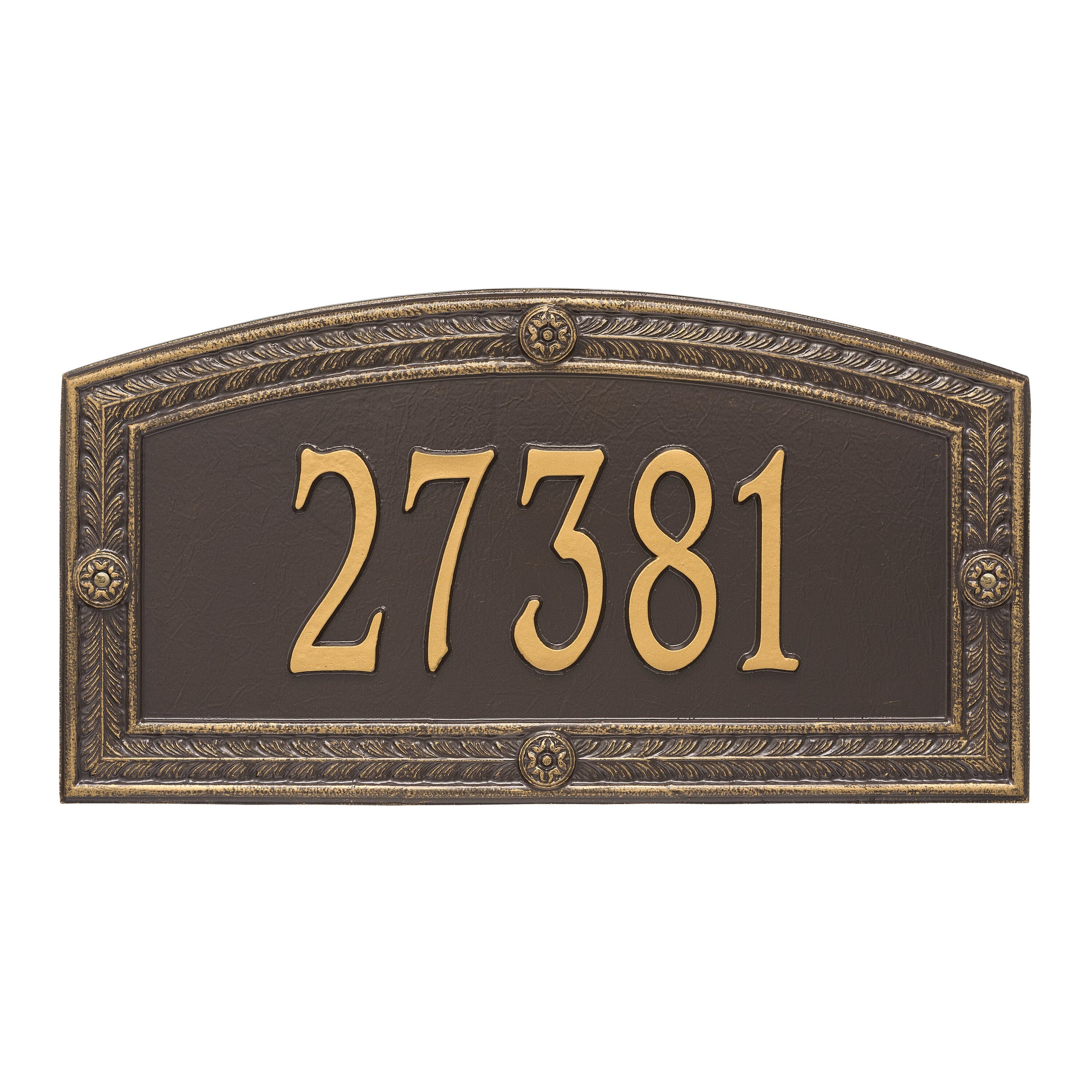 Whitehall Products Personalized Hamilton Estate Wall Plaque One Line 