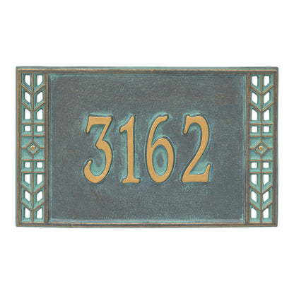 Whitehall Products Personalized Boston Standard Wall Plaque One Line Oil Rubbed Bronze