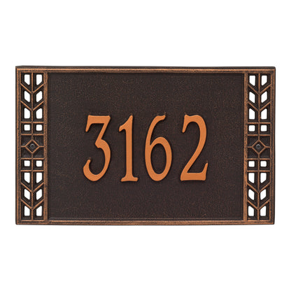 Whitehall Products Personalized Boston Standard Wall Plaque One Line Bronze/gold