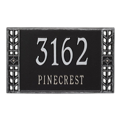 Whitehall Products Personalized Boston Standard Wall Plaque Two Line Bronze/verdigris