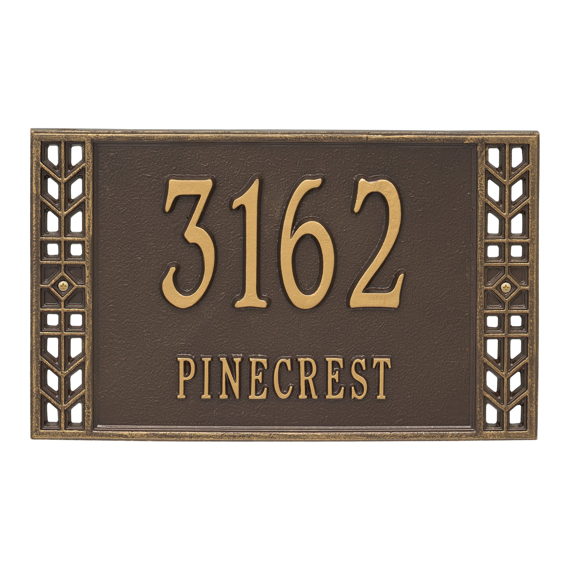 Whitehall Products Personalized Boston Standard Wall Plaque Two Line 