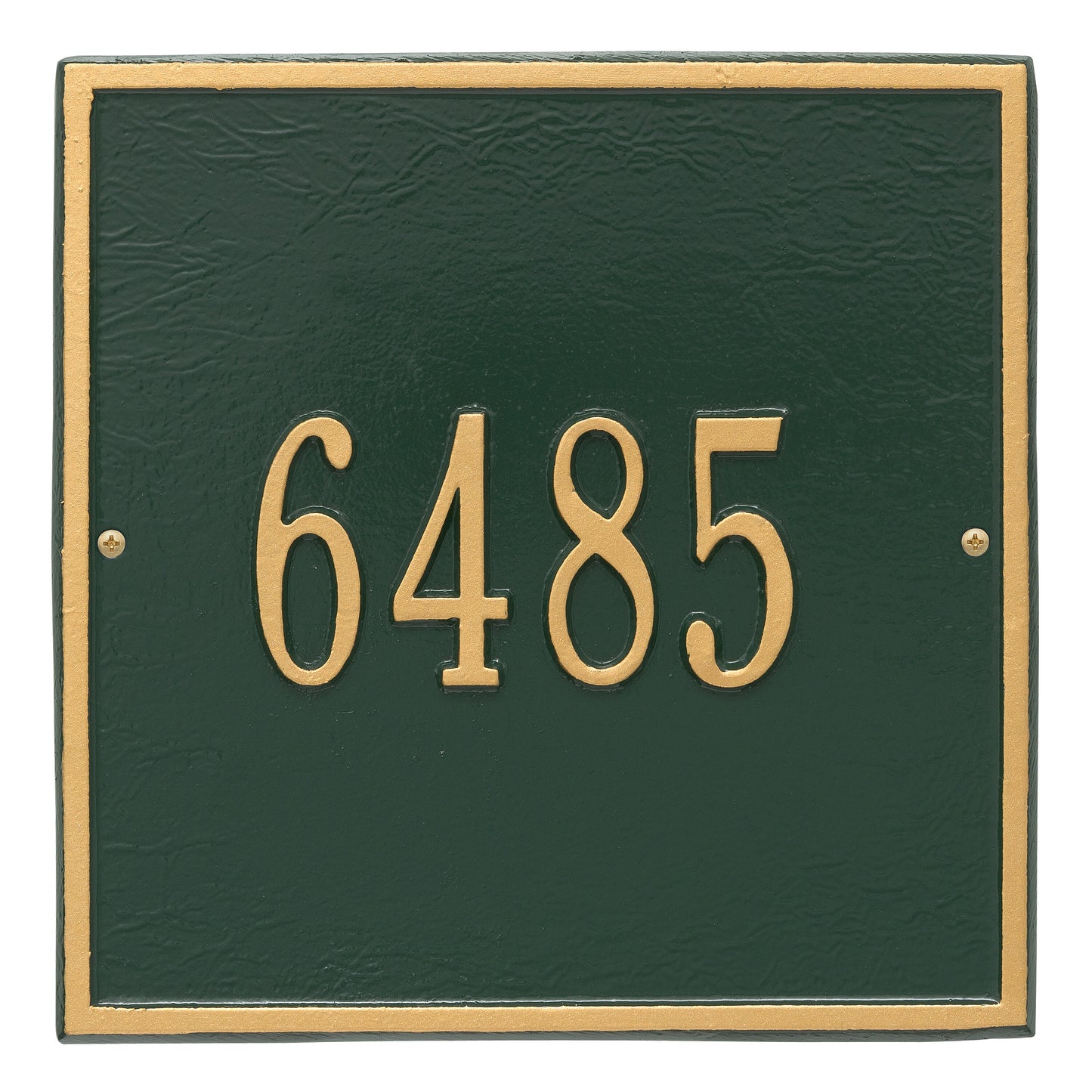 Whitehall Products Personalized Square Standard Wall Plaque One Line Oil Rubbed Bronze