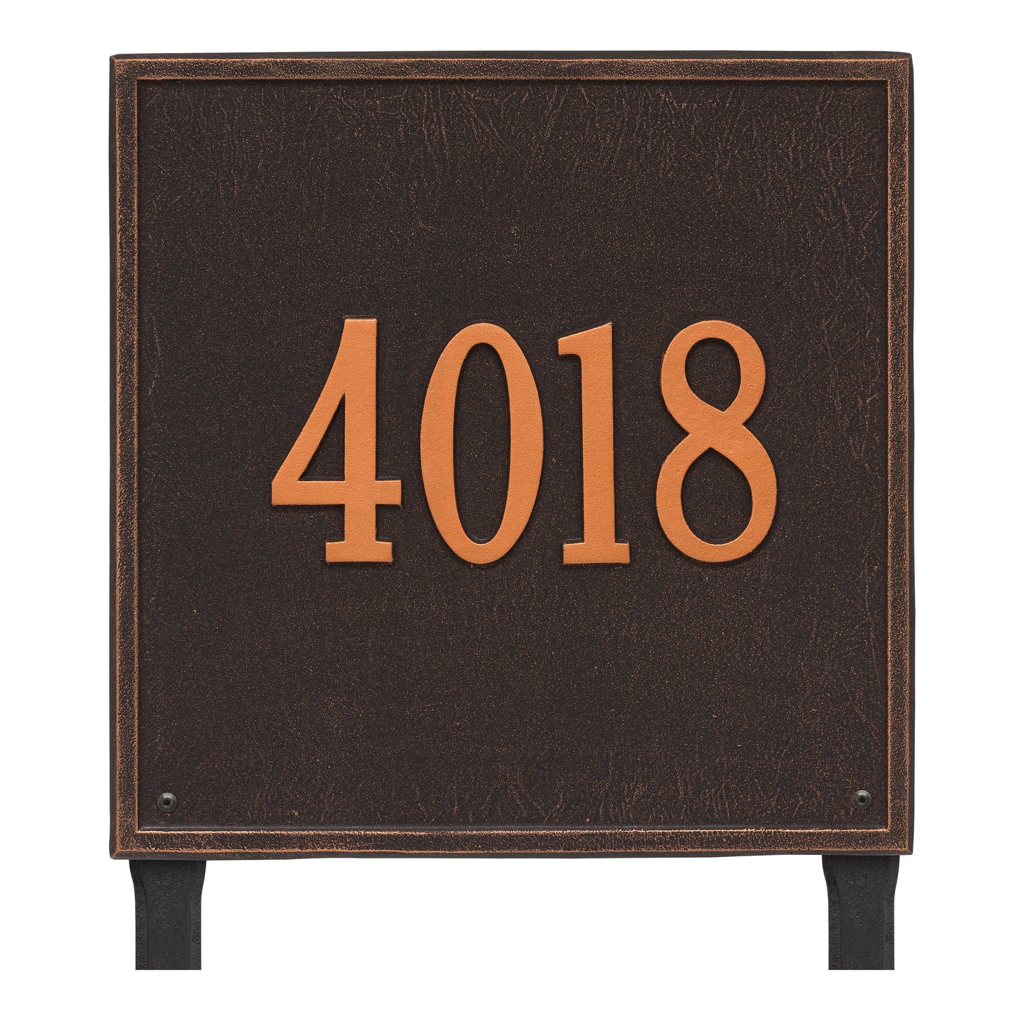 Whitehall Products Personalized Square Estate Lawn Plaque One Line Bronze/gold