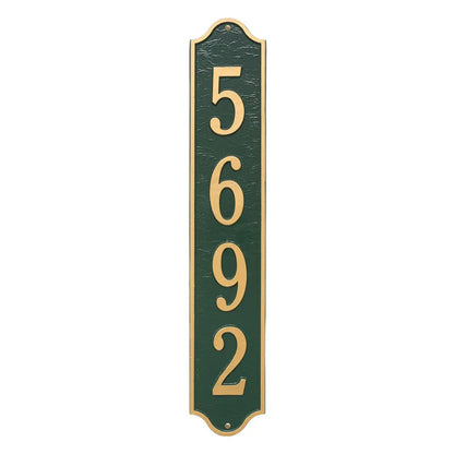Whitehall Products Personalized Admiral Vertical Estate Wall Plaque One Line Oil Rubbed Bronze