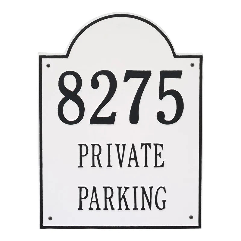 Whitehall Products Extra Large Arch Plaque Three Lines 