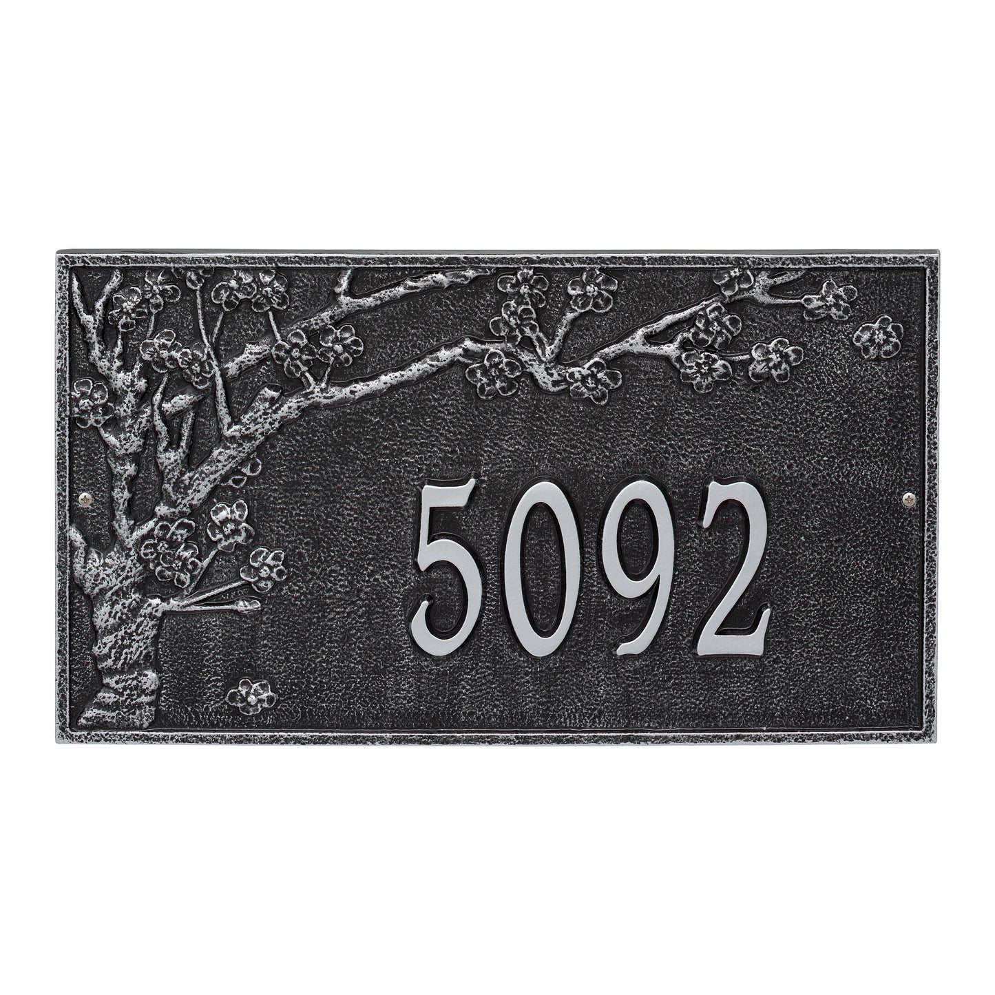 Whitehall Products Personalized Spring Blossom Estate Wall Plaque One Line Bronze/verdigris