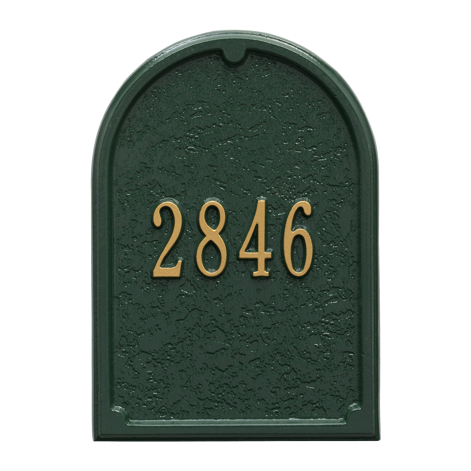 Whitehall Products Personalized Mailbox Door Personalized Door Plaque Bronze/gold