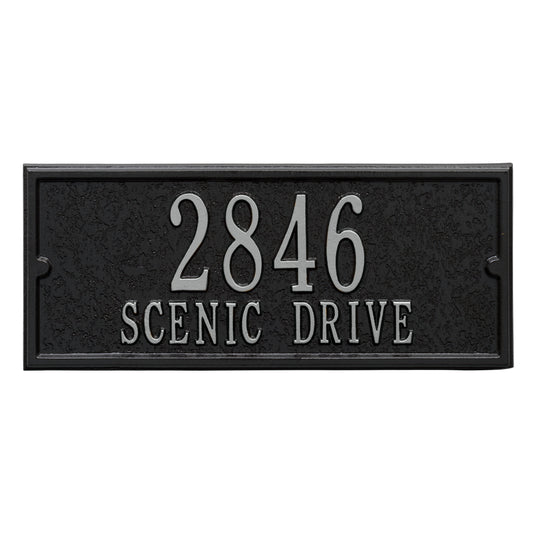 Whitehall Products Personalized Mailbox Side Address Plaque Bronze/gold