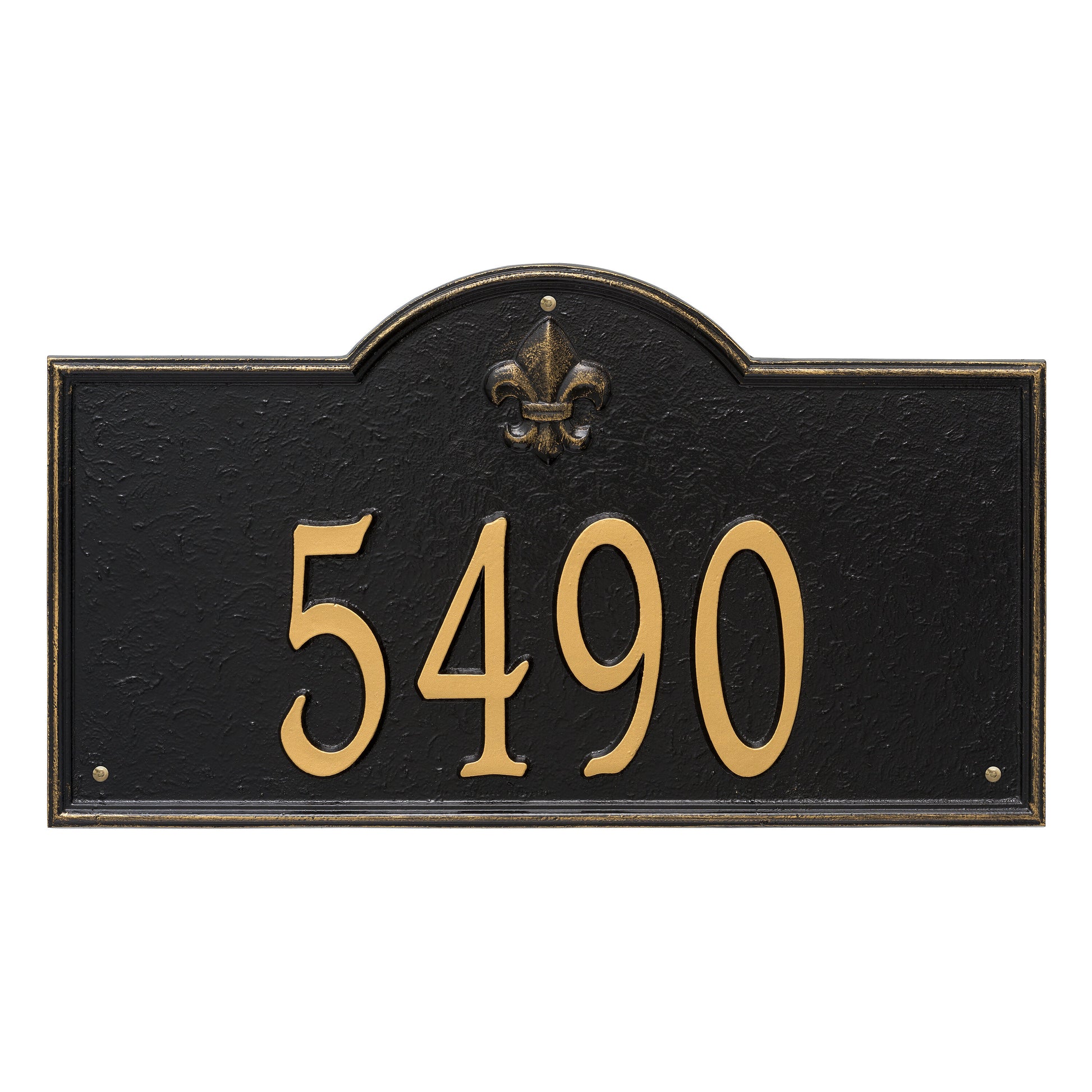 Whitehall Products Bayou Vista Estate Wall Plaque One Line Bronze/gold