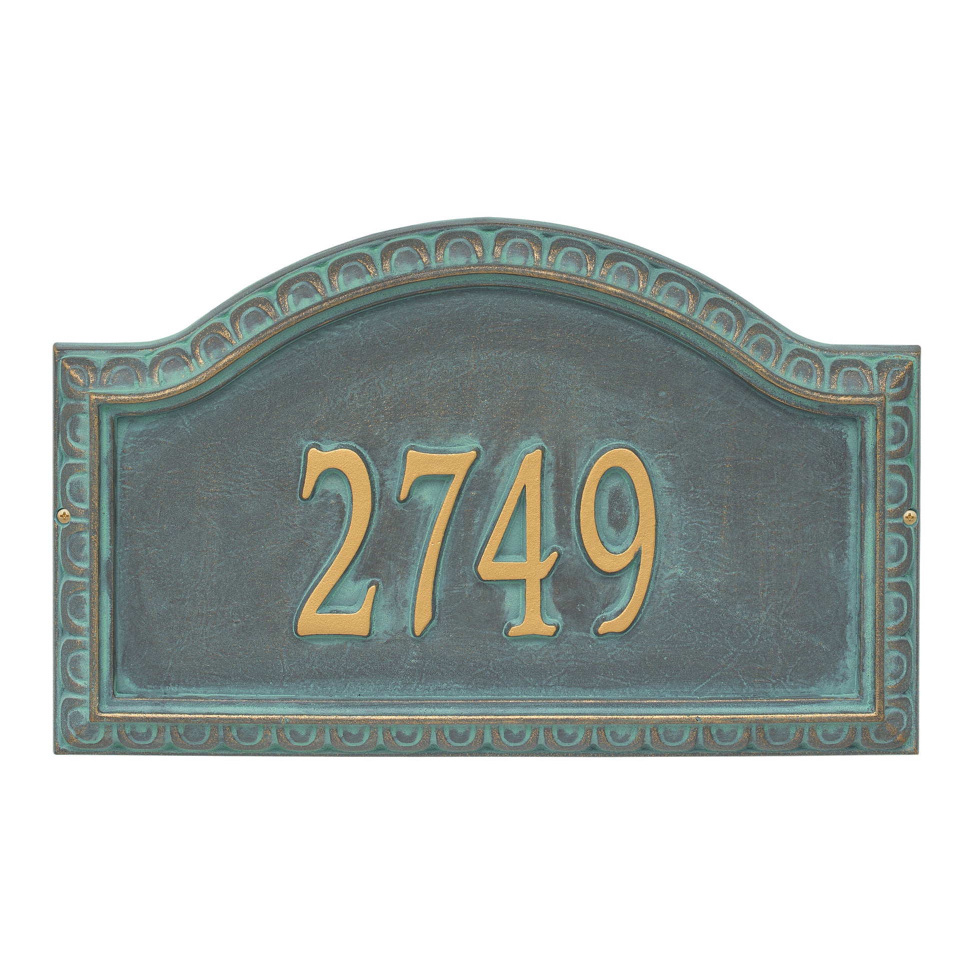 Whitehall Products Personalized Penhurst Grande Wall Plaque One Line Oil Rubbed Bronze