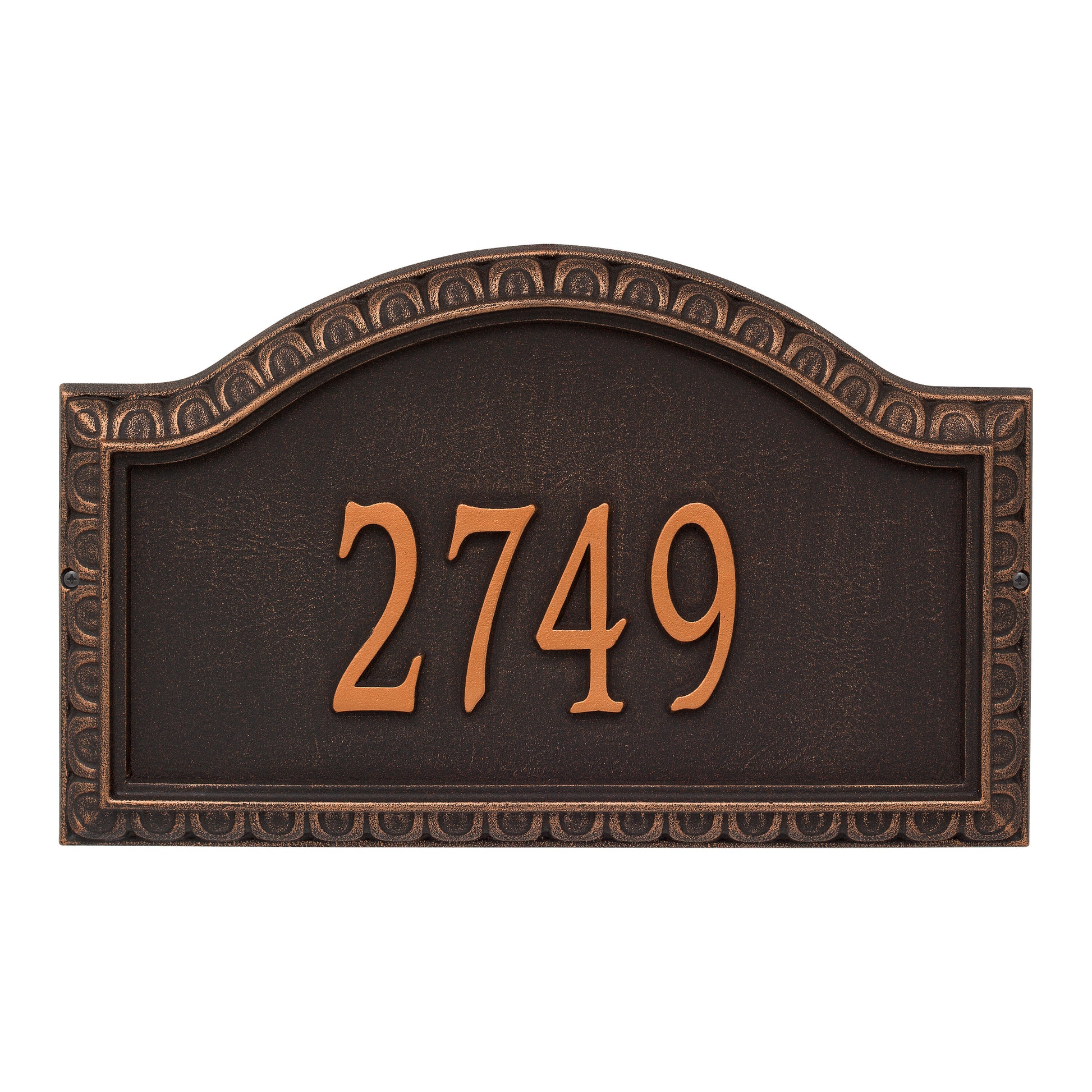 Whitehall Products Personalized Penhurst Grande Wall Plaque One Line Bronze/gold