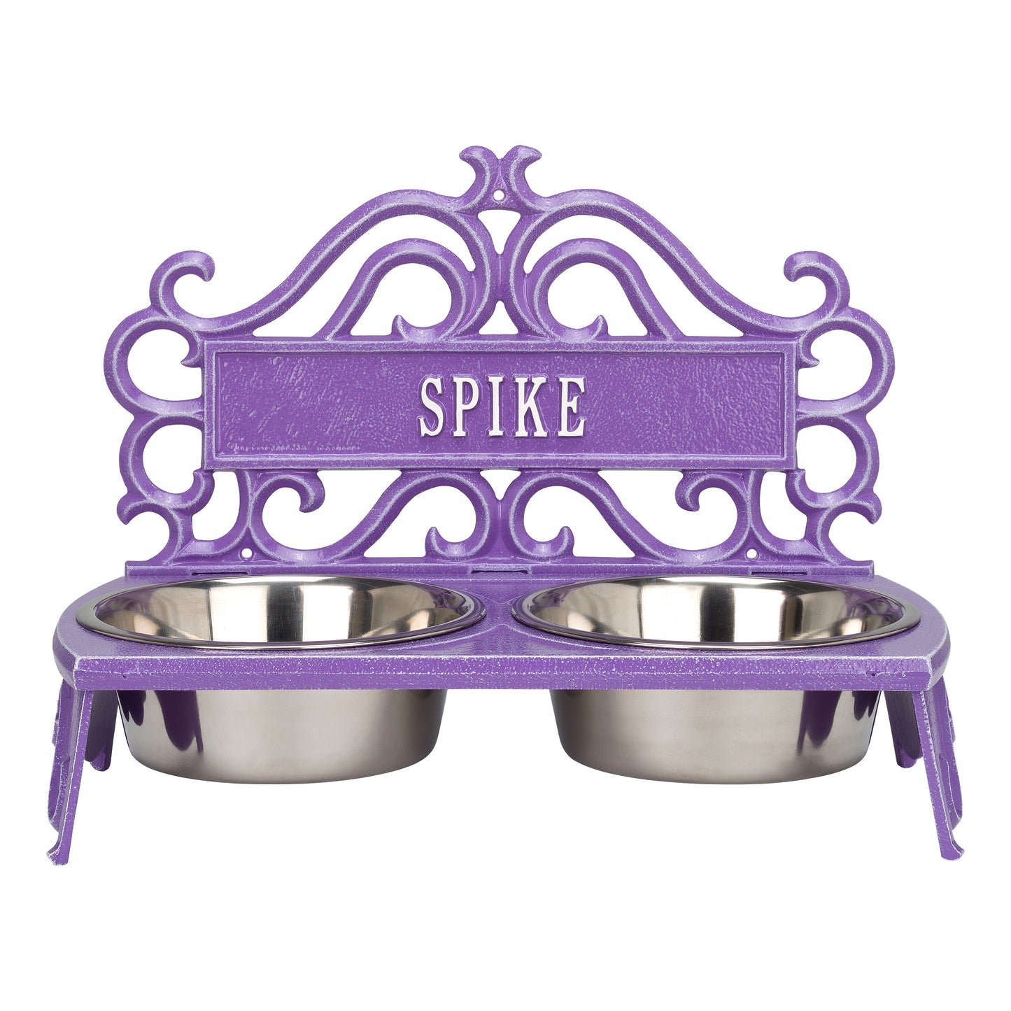 Whitehall Products Bistro Personalized Pet Bowl Feeder One Line 