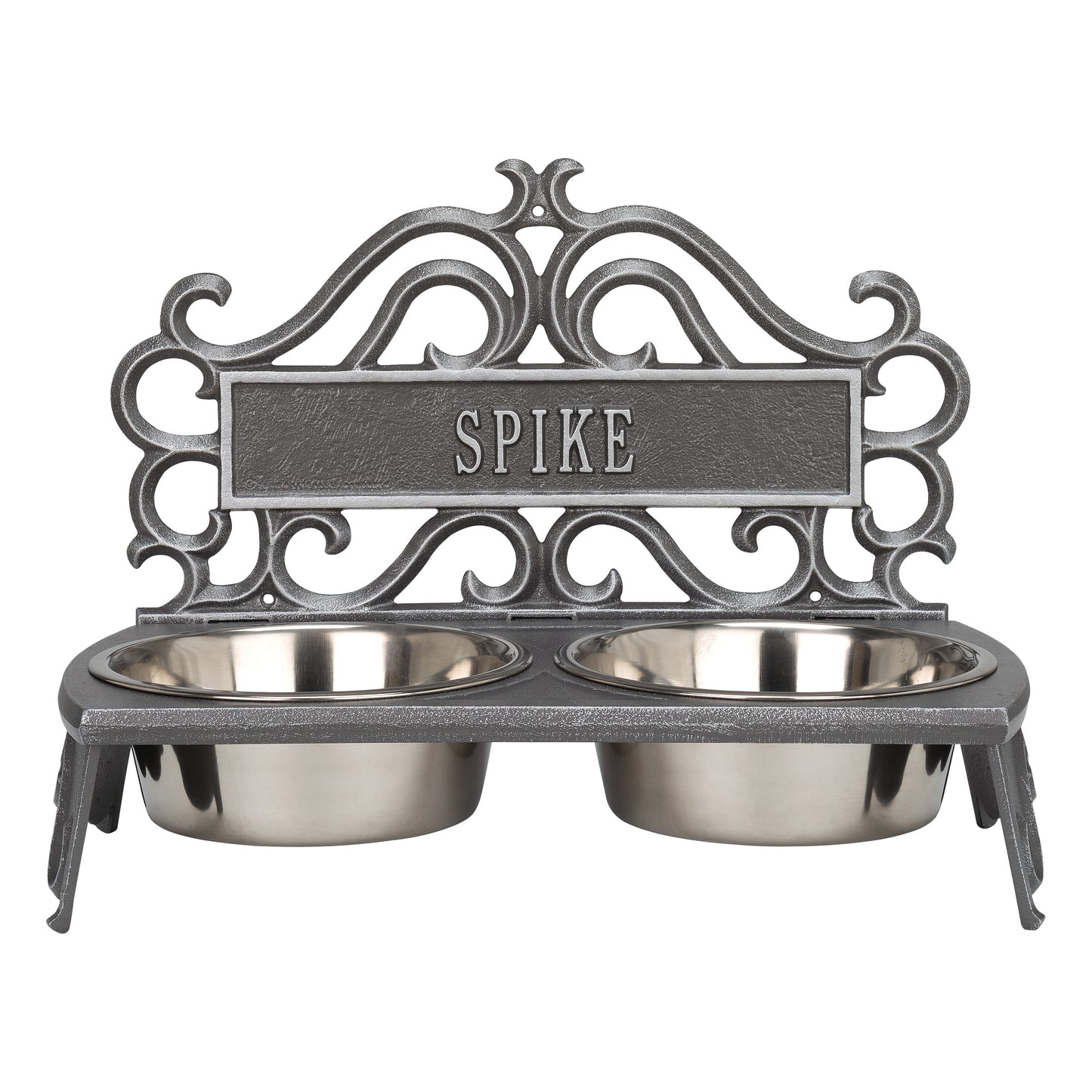 Whitehall Products Bistro Personalized Pet Bowl Feeder One Line 