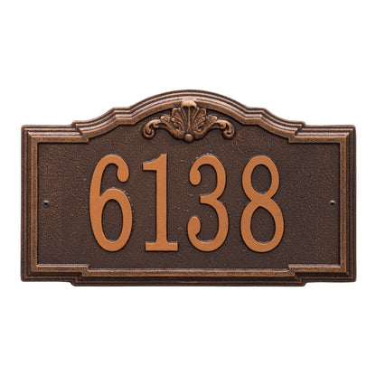 Whitehall Products Personalized Gatewood Standard Wall Plaque One Line Bronze/verdigris