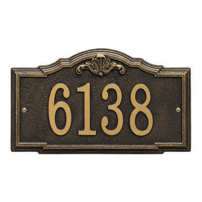 Whitehall Products Personalized Gatewood Standard Wall Plaque One Line Oil Rubbed Bronze