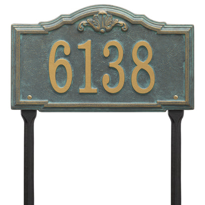 Whitehall Products Personalized Gatewood Standard Lawn Plaque One Line Oil Rubbed Bronze