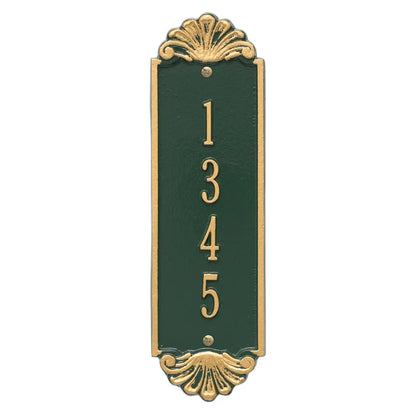 Whitehall Products Personalized Shell Vertical 12 Wall Plaque One Line Oil Rubbed Bronze