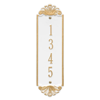 Whitehall Products Personalized Shell Vertical 12 Wall Plaque One Line 