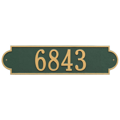 Whitehall Products Personalized Richmond Estate Wall Plaque One Line Bronze/gold