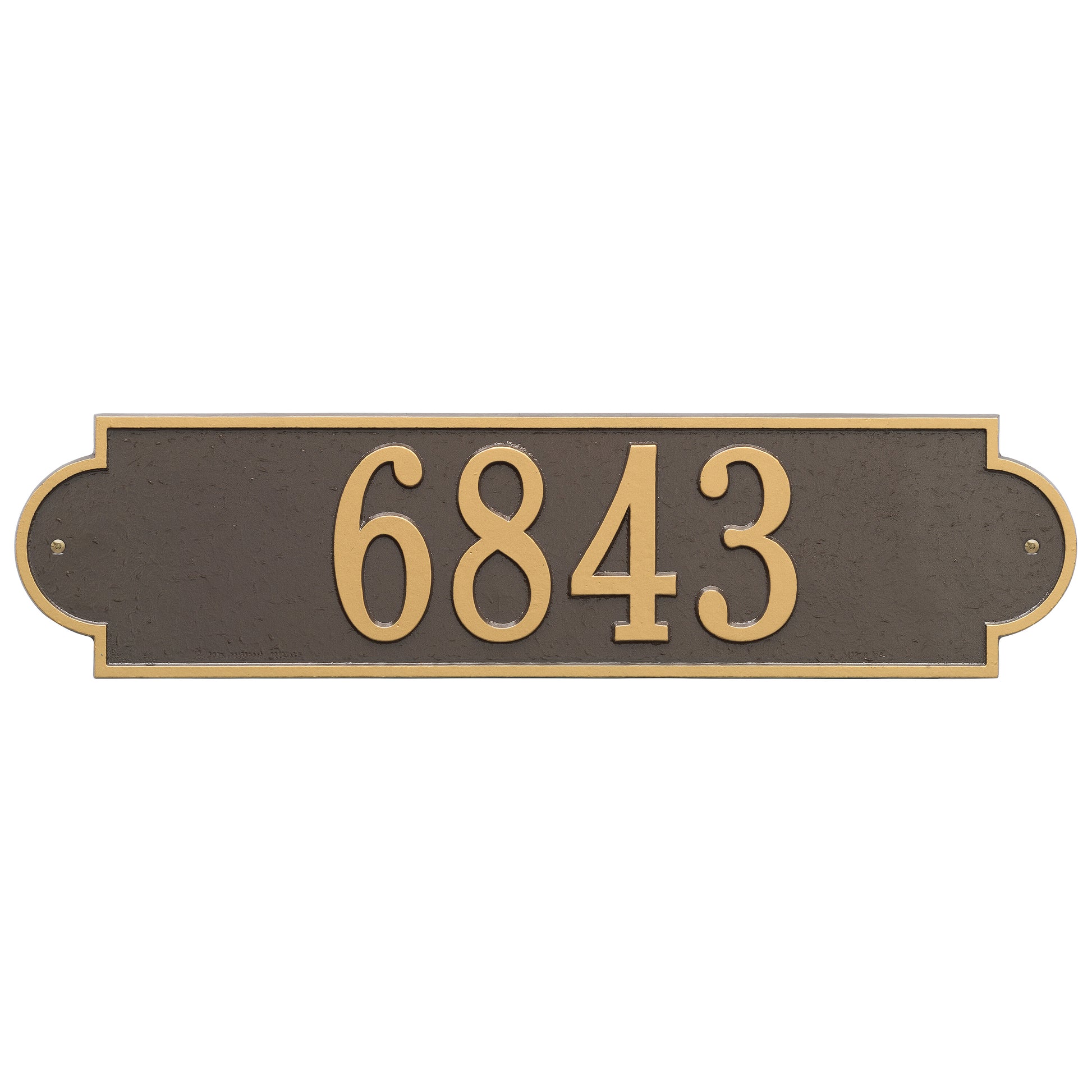 Whitehall Products Personalized Richmond Estate Wall Plaque One Line 