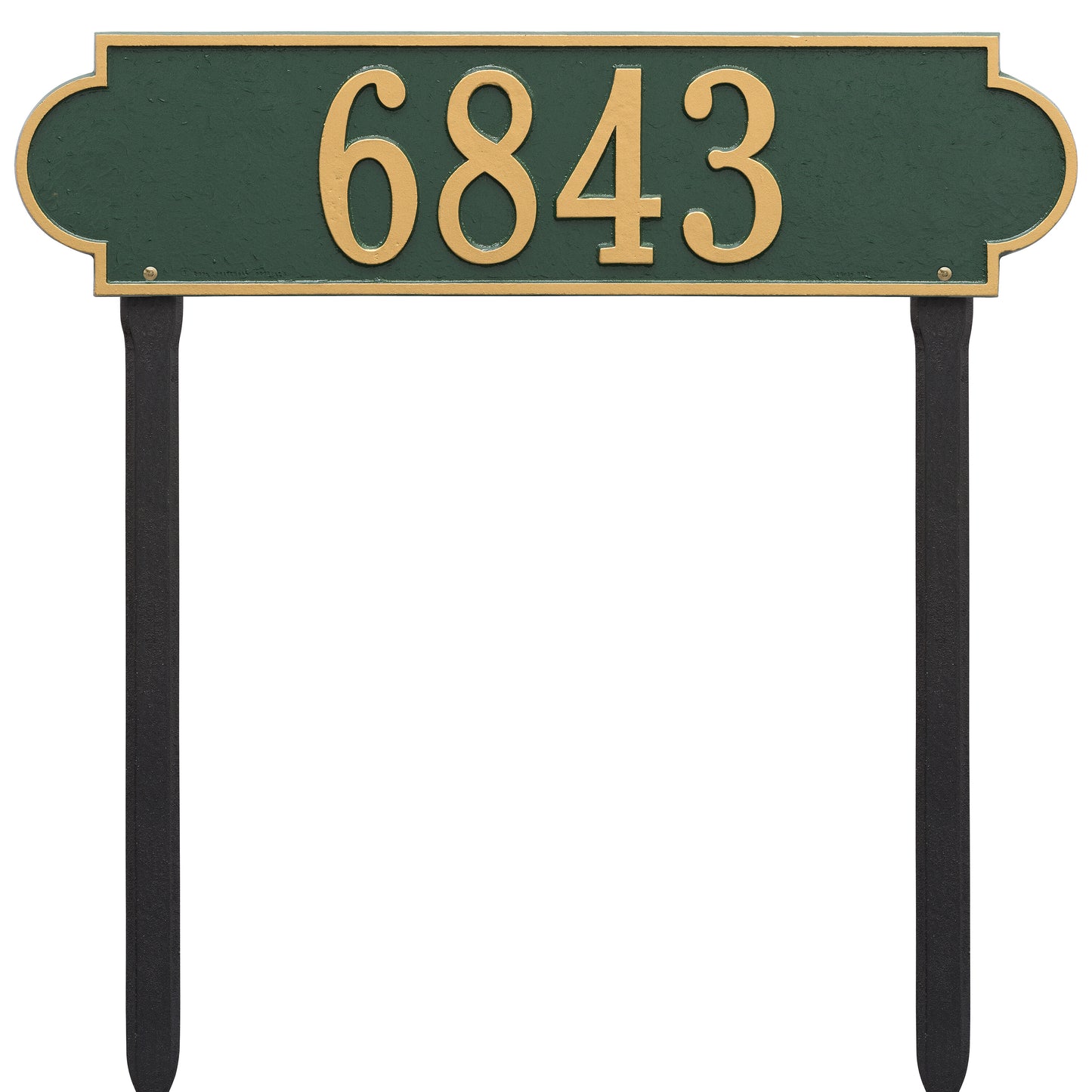 Whitehall Products Personalized Richmond Estate Lawn Plaque One Line Oil Rubbed Bronze