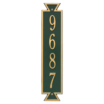 Whitehall Products Personalized Exeter Vertical Wall Plaque One Line Oil Rubbed Bronze