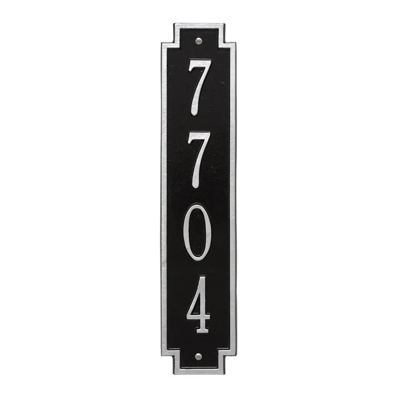 Whitehall Products Personalized Windsor Vertical Wall Plaque One Line Green/gold