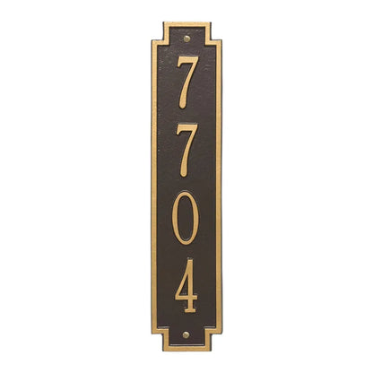 Whitehall Products Personalized Windsor Vertical Wall Plaque One Line 