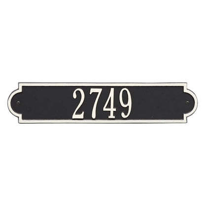 Whitehall Products Personalized Richmond Horizontal Standard Wall Plaque One Line Oil Rubbed Bronze