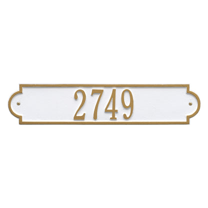 Whitehall Products Personalized Richmond Horizontal Standard Wall Plaque One Line 