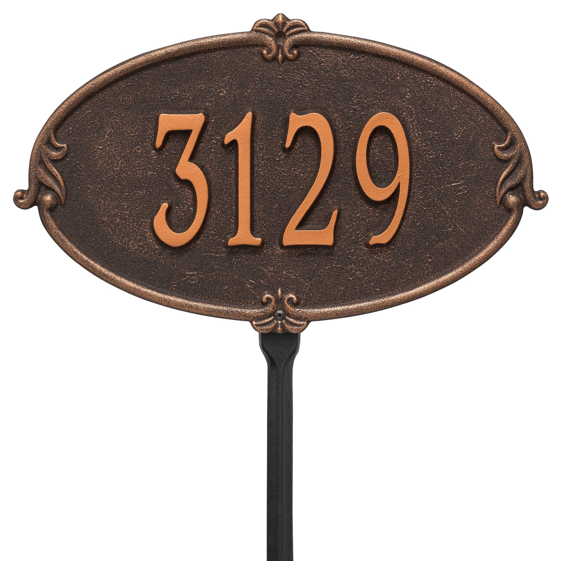 Whitehall Products Personalized Montecarlo Standard Lawn Plaque One Line Antique Copper