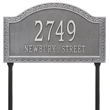 Whitehall Products Personalized Penhurst Grande Lawn Plaque Two Line 1 