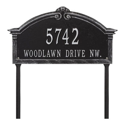 Whitehall Products Personalized Roselyn Arch Grande Lawn Plaque Two Line Bronze/verdigris