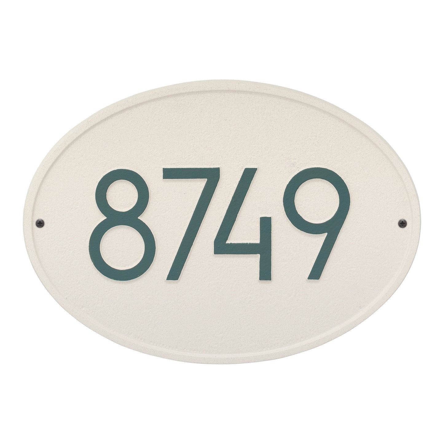 Whitehall Products Hawthorn Modern Address Plaque 1 Line Oil Rubbed Bronze