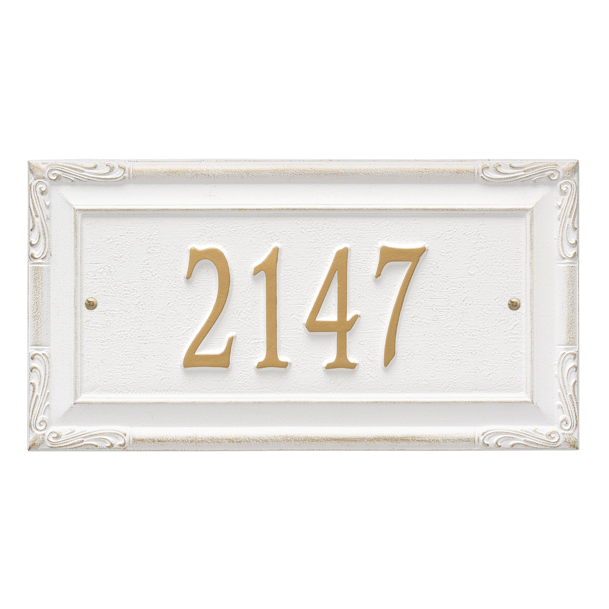 Whitehall Products Personalized Gardengate Grande Wall Plaque One Line Antique Copper