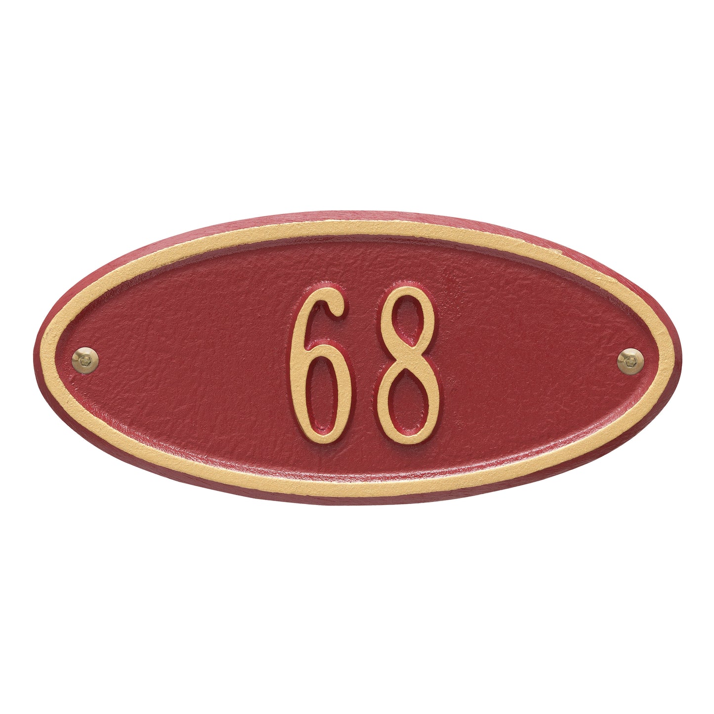 Whitehall Madison Oval Petite Wall Plaque - One Line