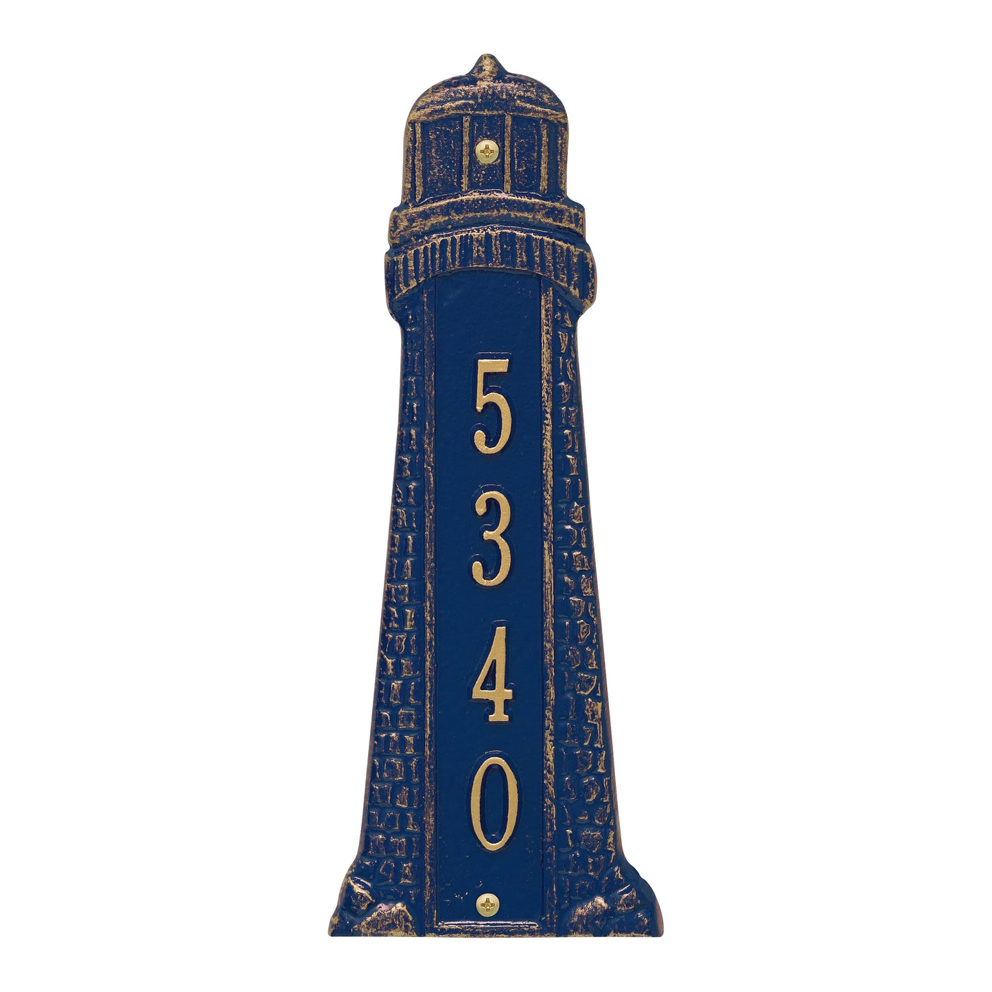 Whitehall Products Personalized Lighthouse Vertical 12 Wall Plaque One Line 